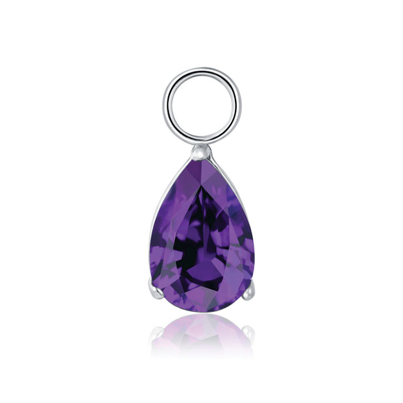 Cristallo Goccia Viola