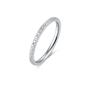 Anello Fedina Cristalli