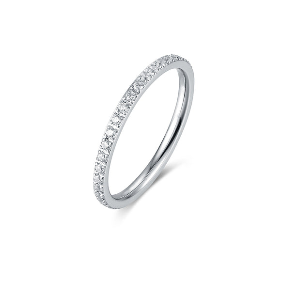 Anello Fedina Cristalli