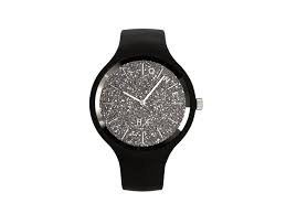 Orologio Glitter Nero