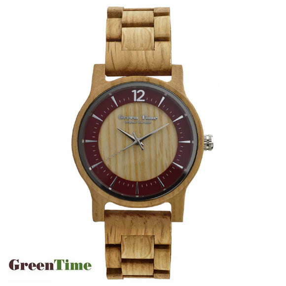 Orologio Legno Barrique - Rosso