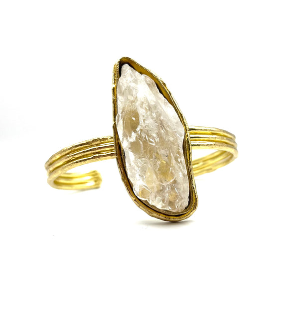 Bracciale rigido aperto con Cristallo