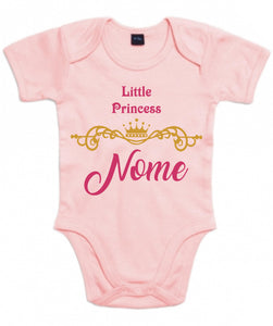 Body little princess stampa fucsia