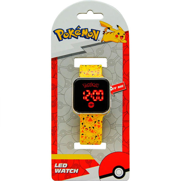 Orologio Pokémon a Led giallo