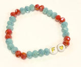 Bracciale Elastico con Inziale