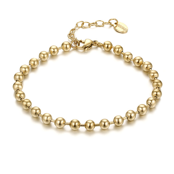 Bracciale Piccole Sfere Distanti - oro