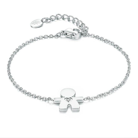 Bracciale Bimbo con cristallo