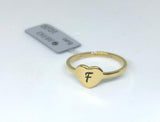 Anello Cuore con Iniziali - oro
