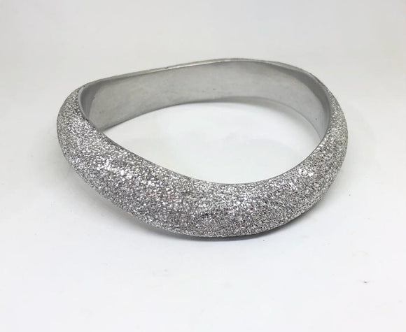 Bracciale Ondulato Diamantato 100% Alluminio