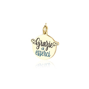 Charm Grazie di Esserci oro