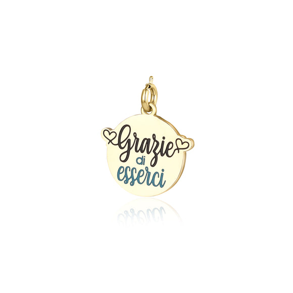 Charm Grazie di Esserci oro
