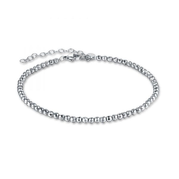 Cavigliera con Ematite Rodiata