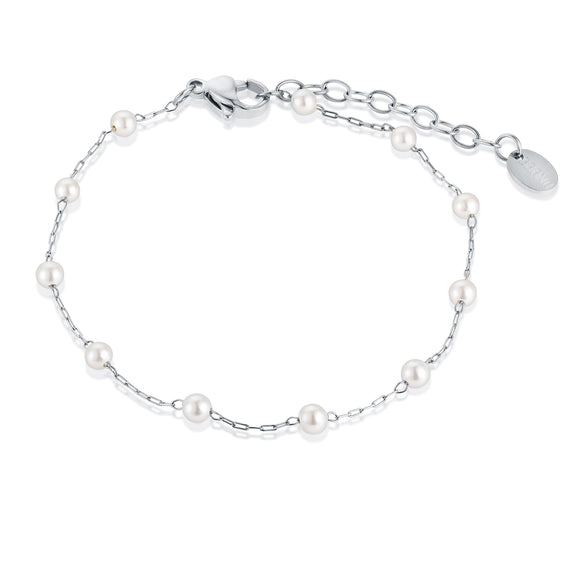 Bracciale Perle di Luna Sfere Alternate