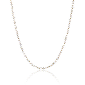 Collana Perle di Luna 4mm Oro