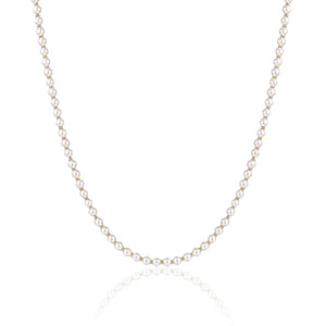 Collana Perle di Luna 3mm Oro