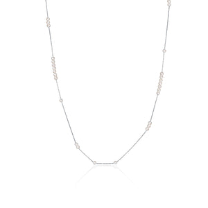 Collana Perle di Luna Sfere Sfalsate 