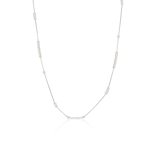 Collana Perle di Luna Sfere Sfalsate 