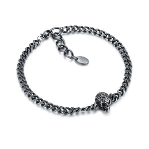 Bracciale Teschio Brunito