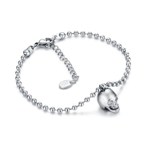 Bracciale Pallini Teschio Pendente