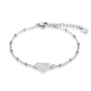Bracciale Cuore Cristalli