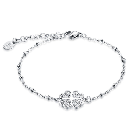 Bracciale Quadrifoglio Cristalli