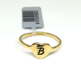 Anello Cuore con Iniziali - oro