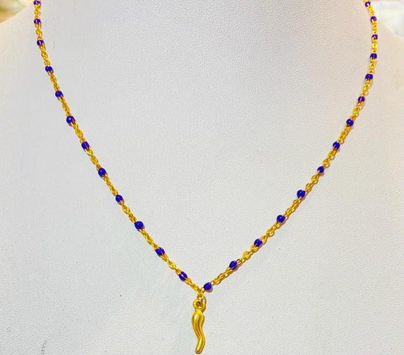Collana Corno Portafortuna