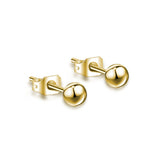 Orecchini Pallina 4mm - Oro