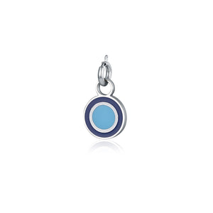 Charm Squadre Tondo Azzurro