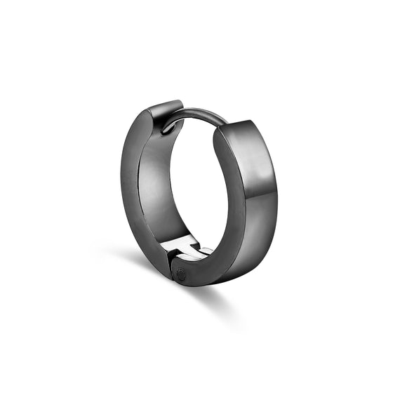 Orecchino Scattino nero 20mm