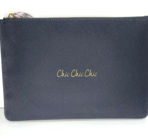 Pochette a mano blu - Chic chic chic