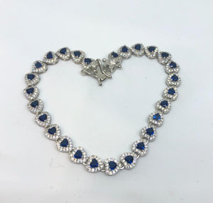 Bracciale Cuori con Zirconi