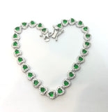 Bracciale Cuori con Zirconi