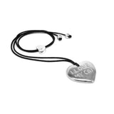 Collana alluminio lunga - Cuore "I LOVE MY CAT" AL04195