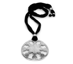 Collana Alluminio in Lycra con pendente - Mandala 3