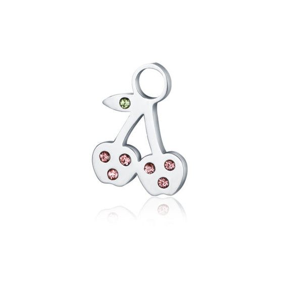 Charm Ciliegie Con Cristalli - Hoola