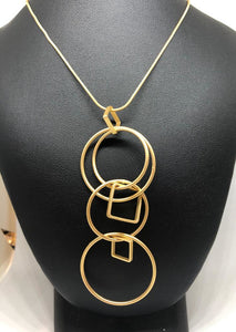 Collana Cerchi e Rombi