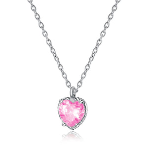 Collana Cuore Cristallo