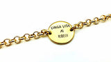 Mini Bracciale Tondo Centrale Gold MB336