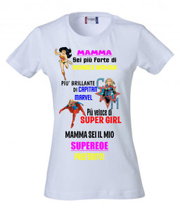 Maglia Mamma Super Eroe