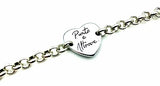 Bracciale con Frasi Cuore Argento MB319