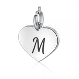 Charm Cuore con Iniziale