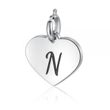 Charm Cuore con Iniziale