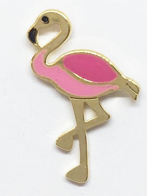 orecchino a lobo fenicottero rosa - Flamingo