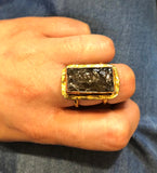 Anello con Pietra Naturale Quarzo SH53
