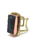 Anello con Pietra Naturale Quarzo SH53
