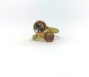 Anello con Pietre Naturali Quarzo SH80