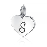 Charm Cuore con Iniziale