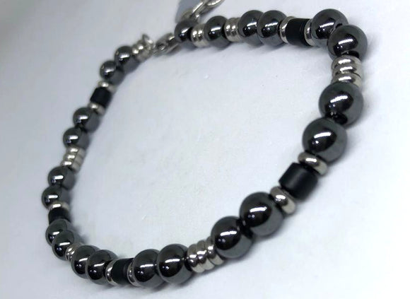 Bracciale Ematite e Cubi