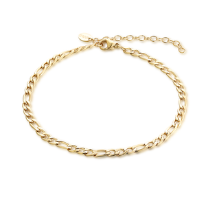 Cavigliera Catena Figaro Oro
